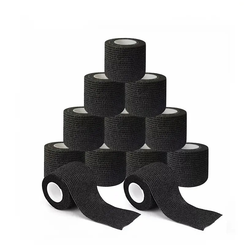 Self-Adherent Bandage Wraps Black