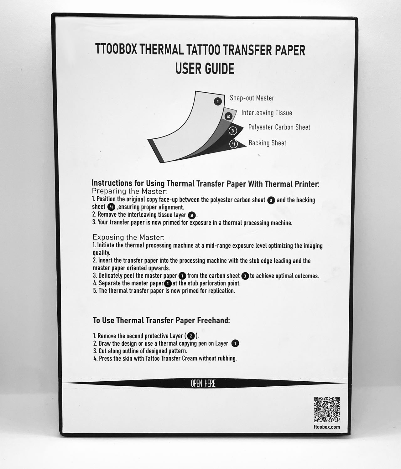 TTOOBOX Thermal Transfer Paper