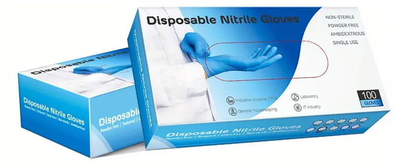 Nitrile Gloves Black